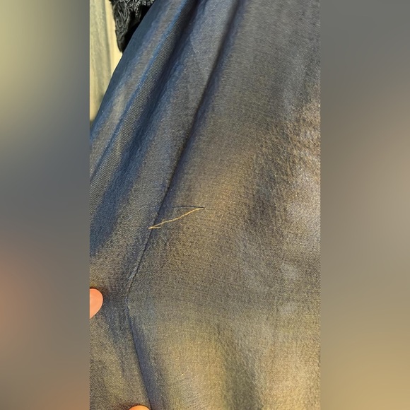 Embroidered Mesh Long Dress - Gray - Picture 8 of 16